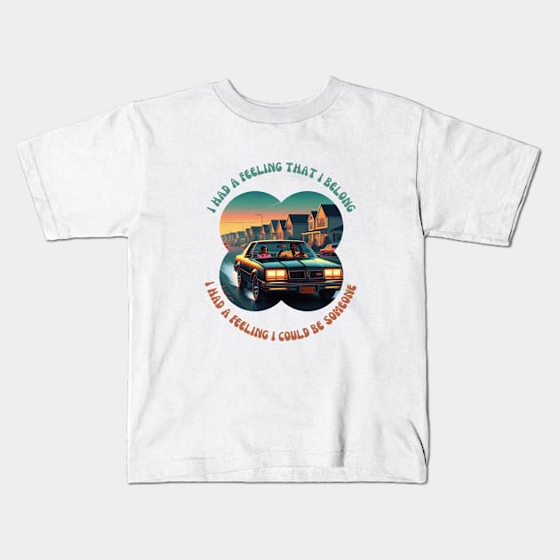 TRACY CHAPMAN Fast Car Merch Kids T-Shirt by Seligs Music